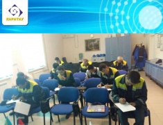 «Қазатомөнеркәсіп» ҰАК» АҚ «Қаратау» ЖШС қызметкерлері ҚАЗТЕСТ тапсыруда