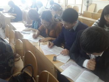 Государственные служащие Мангистауской области прошли диагностическое тестирование на знание казахского языка